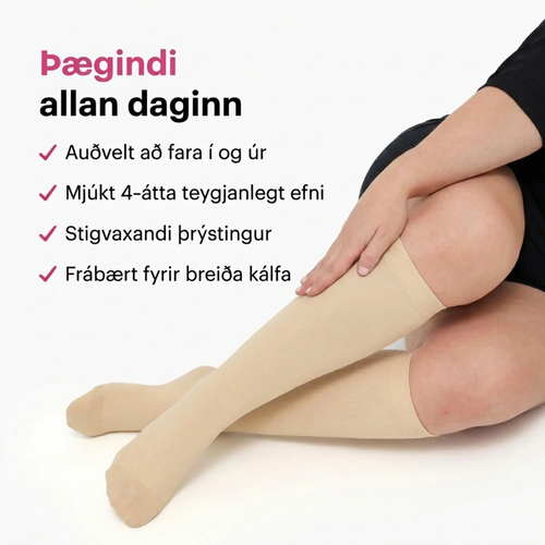 Compresokk™ Original breiðir þrýstisokkar